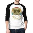 Retro Cat Daddy 80s 90s Style Sunglasses Men Baseball Raglan Shirt Retro Cat Daddy 80s 90s Style Sunglasses Men Baseball Raglan Shirt