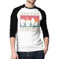 Retro Dad Tax Making Sure It's Not Poison Father's Day Men Baseball Raglan Shirt