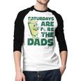 Saturdays Are Fore The Dads Golf Men Baseball Raglan Shirt