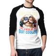 Shih Tzu Dad Like A Regular Dad But Cooler Dog Father's Day Men Baseball Raglan Shirt