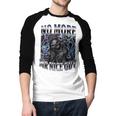 Skeleton No More Mr Nice Guy Meme Men Dad Papa Men Baseball Raglan Shirt
