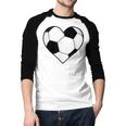 Soccer Ball Heart Idea For Mom Dad Kids T-Shirt Men Baseball Raglan Shirt Soccer Ball Heart Idea For Mom Dad Kids T-Shirt Men Baseball Raglan Shirt