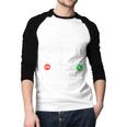 Sorry Missed Call Fisher Dad In Spanish Men Baseball Raglan Shirt
