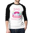 Spa Birthday Party Dad Of The Pampered Bday Girl Family Men Baseball Raglan Shirt