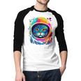 Space Cat Mom Cat Dad Men Women Kids Astronaut Space Men Baseball Raglan Shirt