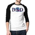 Space Dad Family Matching Mom Space Birthday Theme Party Men Baseball Raglan Shirt
