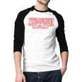 Stranger Dad Father's Day Or Birthday Themed Men Baseball Raglan Shirt