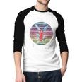 Swiss Army Knife DIY Dad Fathers Day Fix Anything Handyman Men Baseball Raglan Shirt