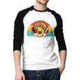 Taco Bout Awesome Dad Cinco De Mayo Mexican Men Men Baseball Raglan Shirt