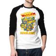 Transformers Father's Day Bumblebee My Dad Is Brave Men Baseball Raglan Shirt