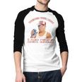 Trump Tariffed Your Mom Last Night Saying Meme Dad Men Men Baseball Raglan Shirt