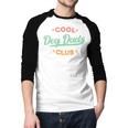 Vintage Cool Dog Dads Club Father's Day Dog Lover Men Baseball Raglan Shirt