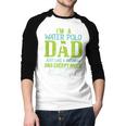 Water Polo Dad Water Sports Men Water Polo Player Men Baseball Raglan Shirt