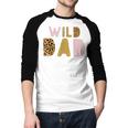 Wild Wild Dad Two Wild Birthday Outfit Zoo Birthday Animal Men Baseball Raglan Shirt