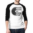 Woodworking Dad Measure Cut Swear Handyman Fathers Day Men Baseball Raglan Shirt