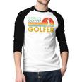 Worlds Okayest Golfer Retro Golf Joke Dad Men Women Kids Men Baseball Raglan Shirt Worlds Okayest Golfer Retro Golf Joke Dad Men Women Kids Men Baseball Raglan Shirt