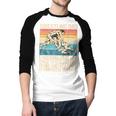 Wrestling Dad Wrestler Wrestling Wrestle Father's Day Men Baseball Raglan Shirt