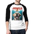 Yellow Lab Jowls Top Labrador Retriever Dog Mom Dad Men Baseball Raglan Shirt