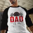 2 Year Old Racing Car Two Fast Birthday 2nd Family Dad Men Baseball Raglan Shirt