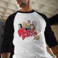 American Dad Show Logo With Family Cartoon Men Baseball Raglan Shirt American Dad Show Logo With Family Cartoon Men Baseball Raglan Shirt