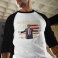 American Flag Trump 2024 Daddy's Home We The People Men Baseball Raglan Shirt