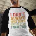 Baby Twins For Pregnant Mum Dad Men Baseball Raglan Shirt
