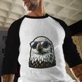 Bald & Majestic Sexy Bald Guy Dad Men Baseball Raglan Shirt