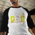 Ballpark Dad Baseball Softball Dad Of Ballers Men Baseball Raglan Shirt