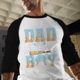 Baseball Ice Cream Drip Dad Of The Birthday Boy Baseball Men Baseball Raglan Shirt