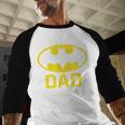 Batman Bat Dad Men Baseball Raglan Shirt