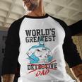 Batman Greatest Dad Men Baseball Raglan Shirt