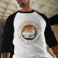 BBQ Dad Smoking Meat Smoker Barbecue Dad Men Baseball Raglan Shirt