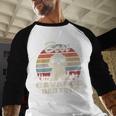 Best Cavapoo Dad Ever Vintage Retro Dog Dad Men Baseball Raglan Shirt