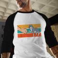 Best Wolf Dad Ever Men Baseball Raglan Shirt
