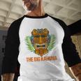 The Big Kahuna Hawaiian Tiki Dad Boss T-Shirt Men Baseball Raglan Shirt