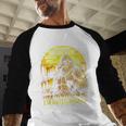 Bigfoot Outdoor Hiking Dad Joke Im Outstanding Sasquatch Men Baseball Raglan Shirt