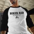 Biker Dad Mountain Bike MTB Father's Day Cyclist Men Baseball Raglan Shirt Biker Dad Mountain Bike MTB Father's Day Cyclist Men Baseball Raglan Shirt