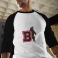 Brown University Bears Arched Dad Men Baseball Raglan Shirt