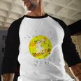 Bucket Dad Softball Dad Baseball Father's Coach Men Baseball Raglan Shirt