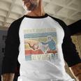 Budgie Dad Bird Lover Father Animal Enthusiast Bird Guy Men Baseball Raglan Shirt