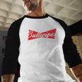 Buttwiper New Dad Beer Inspired Diaper Shower Men Baseball Raglan Shirt