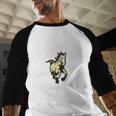 Cal Poly Mustangs Arched Dad Men Baseball Raglan Shirt Cal Poly Mustangs Arched Dad Men Baseball Raglan Shirt