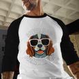 Cavalier King Charles Spaniel Dad Father’s Day Men Baseball Raglan Shirt