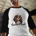 Cavalier King Charles Spaniel Dog World's Best Cavalier Dad Men Baseball Raglan Shirt