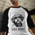 The Cavapoo Boss Mom Dad Dog Lover Men Baseball Raglan Shirt The Cavapoo Boss Mom Dad Dog Lover Men Baseball Raglan Shirt