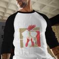 Chicken Daddy a Fun For Every Rooster In The Basket Men Baseball Raglan Shirt
