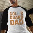 Color Guard Dad Flag Flipping Father Men Baseball Raglan Shirt Color Guard Dad Flag Flipping Father Men Baseball Raglan Shirt