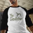 Coonfather Coon Hunting Dogs Coonhound Dad Men Baseball Raglan Shirt