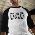 Cow Dad Birthday Family Matching Fathers Day Boy Girl Farm Small Men Baseball Raglan Shirt