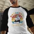 Cute Dadacorn Like A Normal Dad Only More Awesome Daddy Men Baseball Raglan Shirt